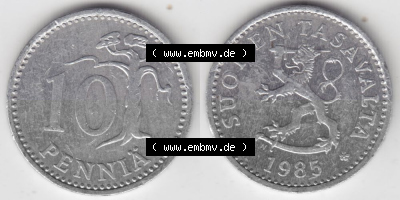 Umlaufmünze aus Finnland SUOMI Sammlung