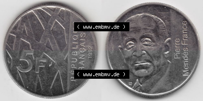 Umlaufmünze aus Frankreich in der Francs-Währung Sammlung