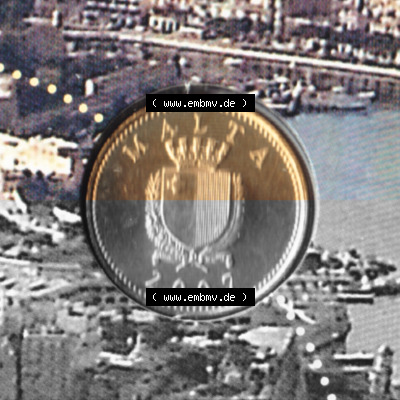Münzen Malta Umlaufmünze 1991-2007, 1 Cent 2007, Vorderseite Sammlung