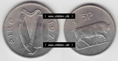 Umlaufmünze aus Irland in Irische Pfund-Währung Sammlung