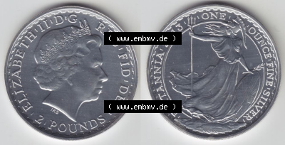 Münze aus Großbritannien Sammlung