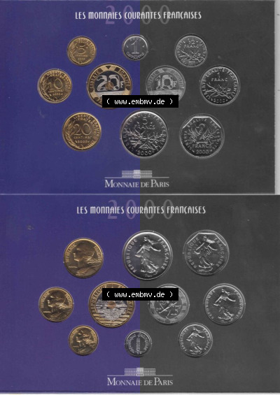 Umlaufmünze aus Frankreich in der Francs-Währung Sammlung