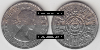 Münze aus Großbritannien Sammlung