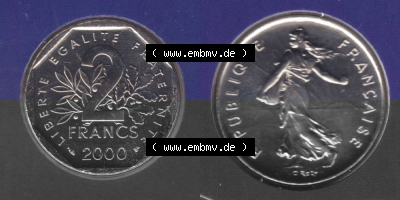Umlaufmünze aus Frankreich in der Francs-Währung Sammlung