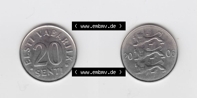 Umlaufmünze aus Estland Sammlung