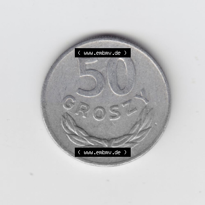 Münzen Polen Umlaufmünze 1957-1985, 50 Groszy 1983 (2) Sammlung