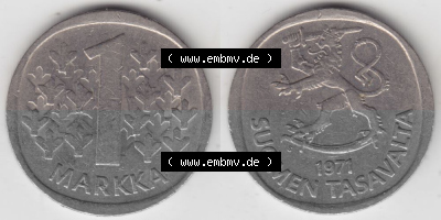 Umlaufmünze aus Finnland SUOMI Sammlung