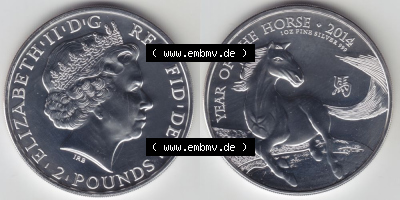 Münze aus Großbritannien Sammlung