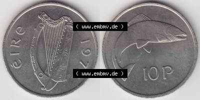 Umlaufmünze aus Irland in Irische Pfund-Währung Sammlung