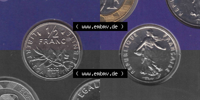 Umlaufmünze aus Frankreich in der Francs-Währung Sammlung