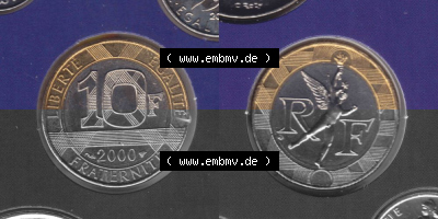Umlaufmünze aus Frankreich in der Francs-Währung Sammlung