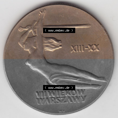 Münzen Polen Gedenkmünze 1965-1965, 10 Zloty 700 Jahre Warschau, Sigismundssäule (2) Sammlung