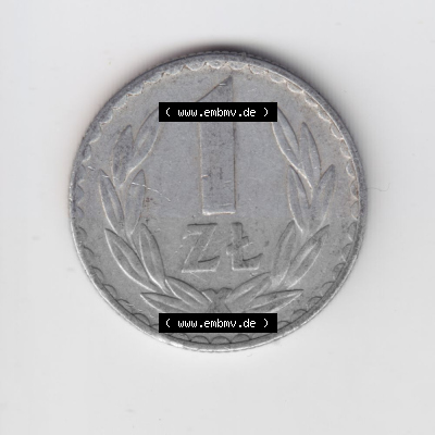 Münzen Polen Umlaufmünze 1957-1985, 1 Zloty 1975 (2) Sammlung