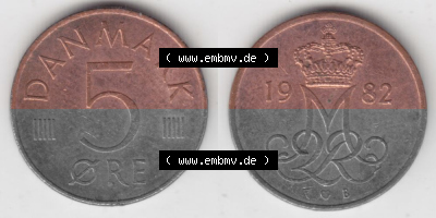 Umlaufmünze aus Dänemark Sammlung