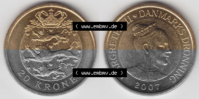 Umlaufmünze aus Dänemark Sammlung