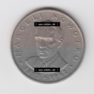 Münzen Polen Umlaufmünze 1974-1983, 20 Zlotych Marceli Nowotko 1976 (2) Sammlung