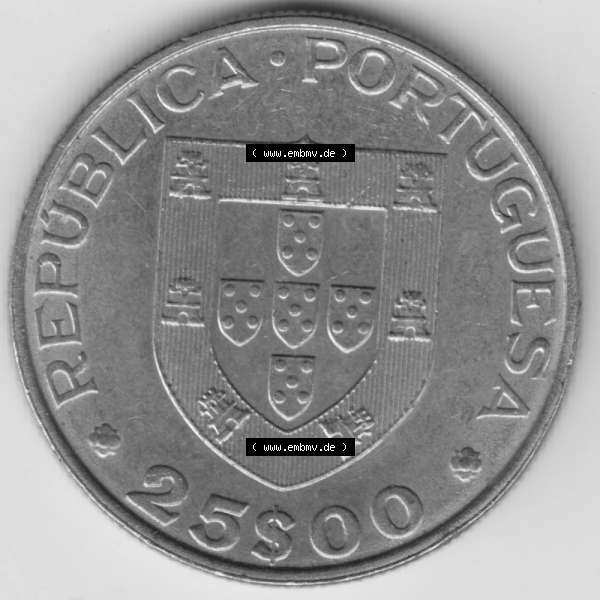 Grau bzw. s/w Münzen Portugal Gedenkmünze 1986-1986, 25 Escudos Portugal-Europa 1986. Vorderseite der Gedenkmünze aus Portugal zum katalogisieren im Münzen-Katalog und der Verwaltung... Sammlung Graustufen