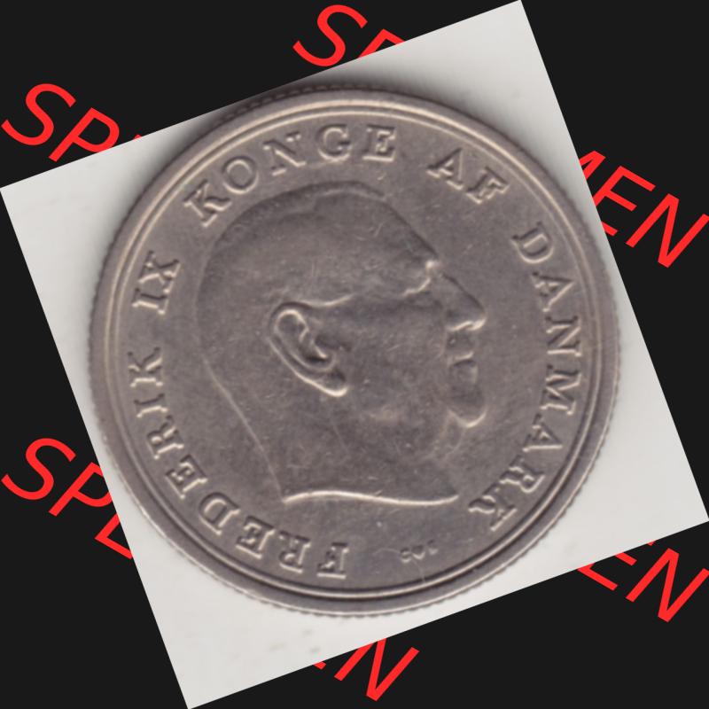Münzen Dänemark Umlaufmünze 1960-1972, 1 Krone 1965, König Frederick IX. Vorderseite der alten dänischen Umlaufmünze aus Dänemark zum katalogisieren... Sammlung