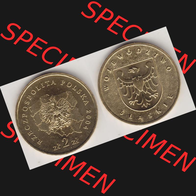 Münzen Polen Gedenkmünze 2004-2004, 2 Zloty, Woiwodschaft Niederschlesien, Bild mit Vollansicht als Bildmaterial Sammlung