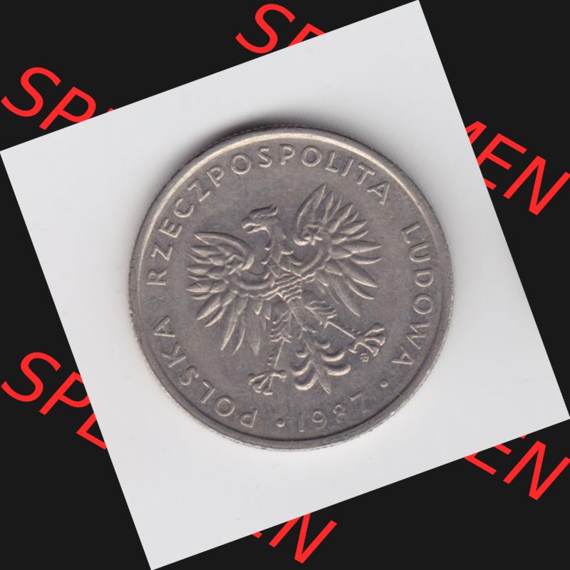 Münzen Polen Umlaufmünze 1984-1988, 20 Zlotych 1987 (1) Sammlung