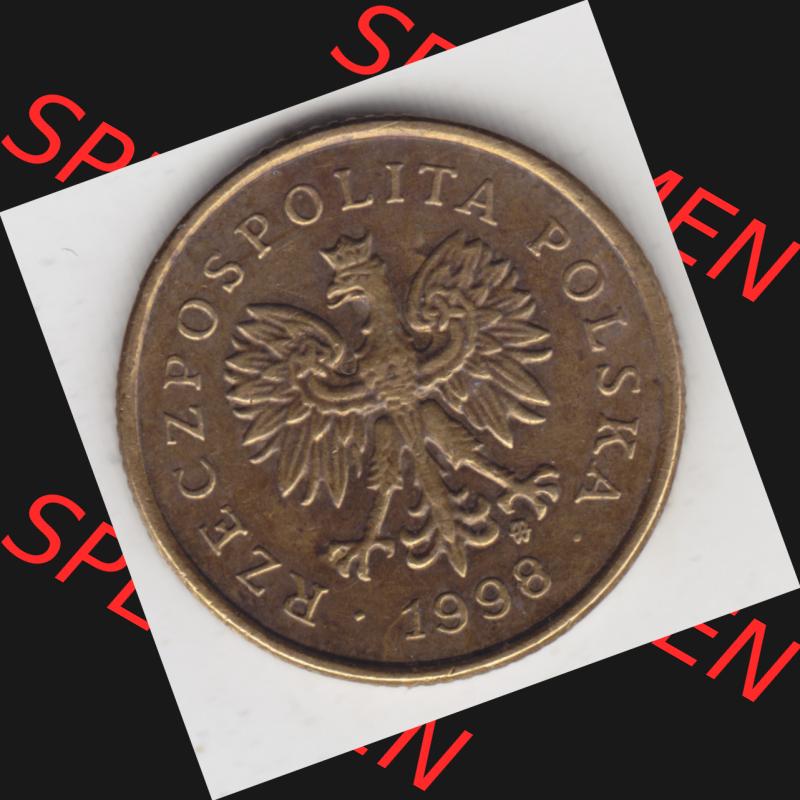 Münzen Polen Umlaufmünze 1990-2014, 5 Groszy 1998 (1) Sammlung