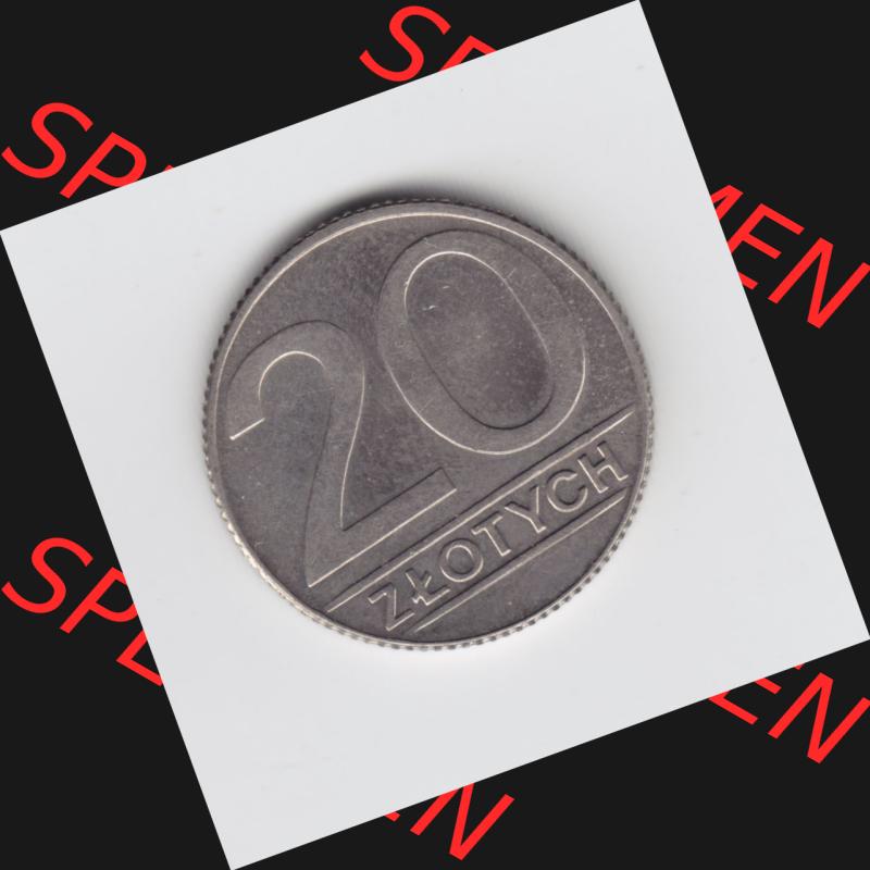 Münzen Polen Umlaufmünze 1989-1990, 20 Zlotych 1989 (2) Sammlung