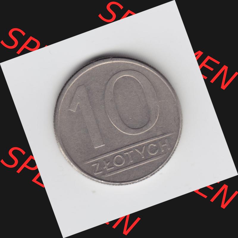 Münzen Polen Umlaufmünze 1984-1988, 10 Zlotych 1986 (2) Sammlung