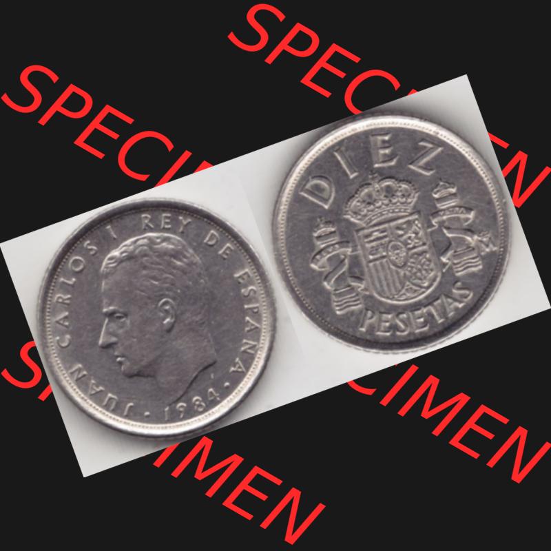 Münzen Spanien Umlaufmünze 1984-1984, 10 Peseten 1984 (3) Sammlung