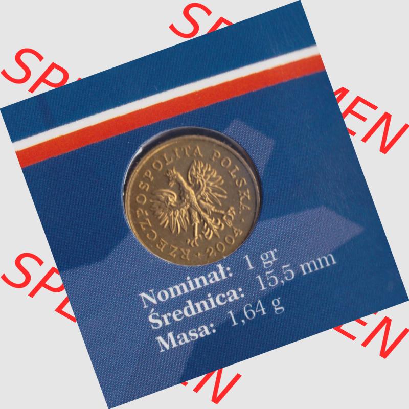 Münzen Polen KMS Umlaufmünze 2004, 1 Groszy (1) Sammlung