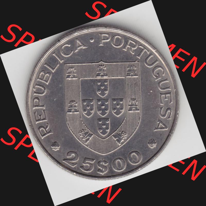 Münzen Portugal Gedenkmünze 1979-1979, 25 Escudos, Da me o teu Amor, Ano I Crianca, Internationales Jahr des Kindes. Vorderseite der Gedenkmünze aus Portugal... Sammlung
