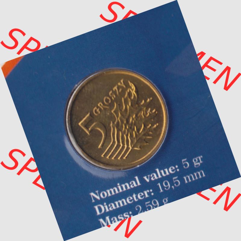 Münzen Polen KMS Umlaufmünze 2004, 5 Groszy (2) Sammlung