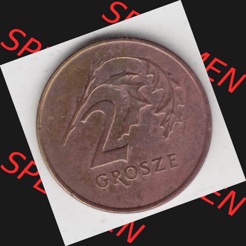 Münzen Polen Umlaufmünze 1990-2014, 2 Grosze 1992 (2) Sammlung