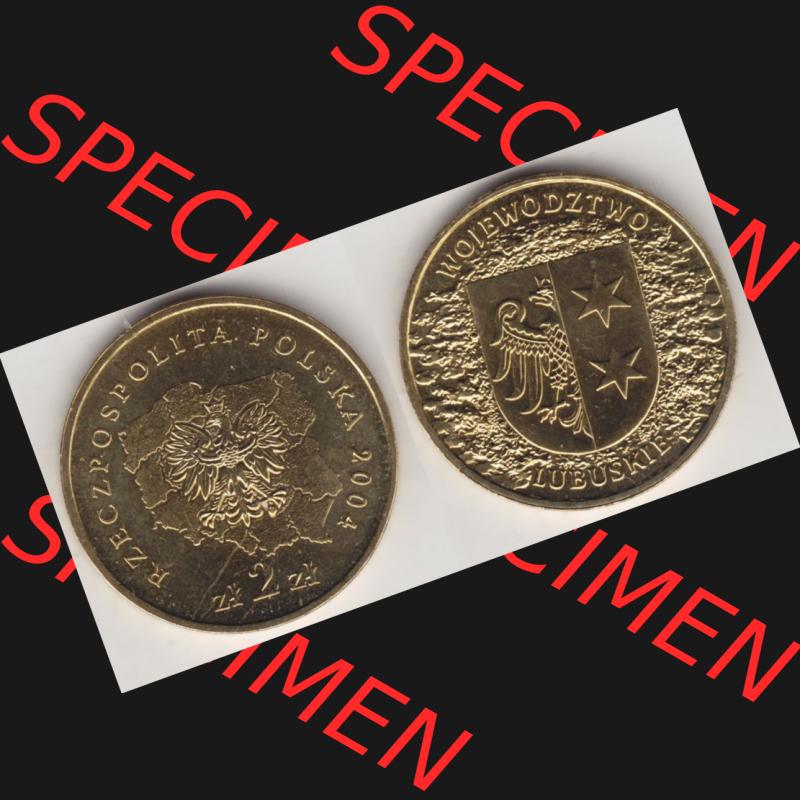 Münzen Polen Gedenkmünze 2004-2004, 2 Zloty, Woiwodschaft Kujawien-Pommern, Bild mit Vollansicht als Bildmaterial Sammlung