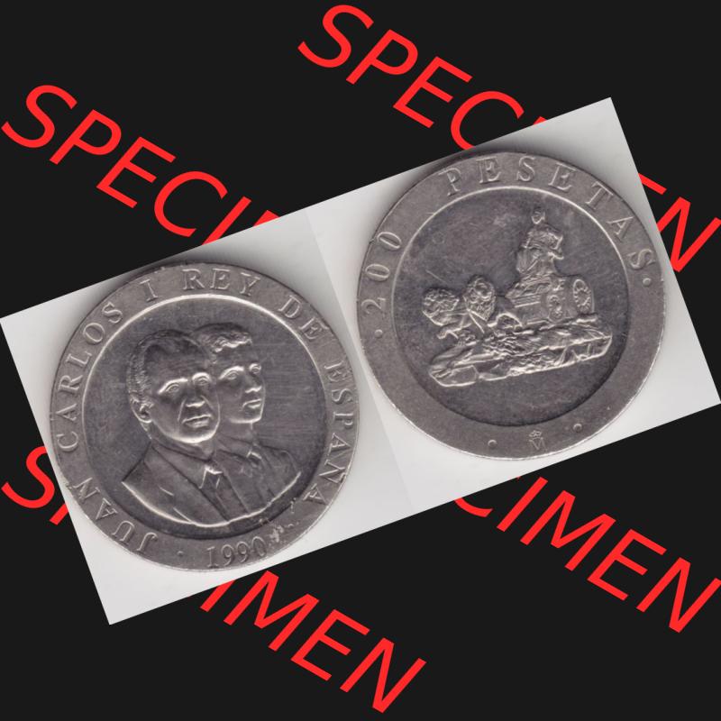 Münzen Spanien Umlaufmünze 1990-1990, Peseteas - Peseten 1990 (3) Sammlung