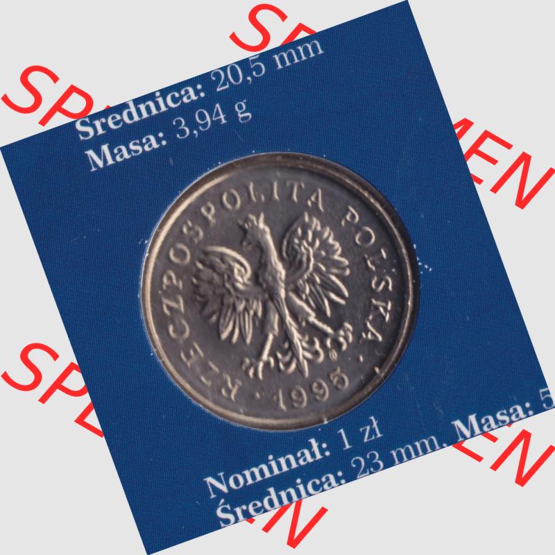 Münzen Polen KMS Umlaufmünze 1995, 1 Zloty (1) Sammlung