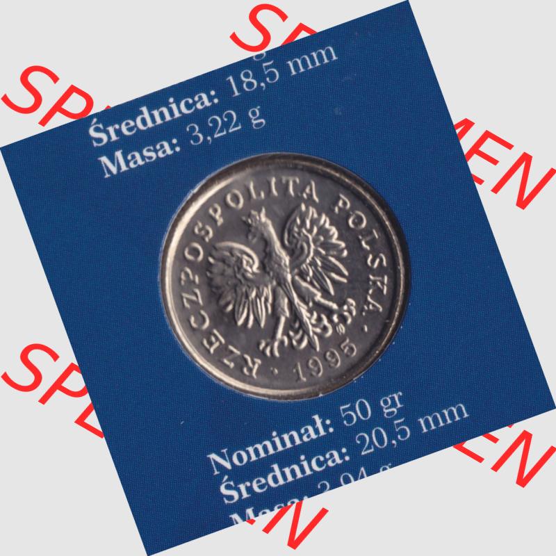 Münzen Polen KMS Umlaufmünze 1995, 50 Groszy (1) Sammlung