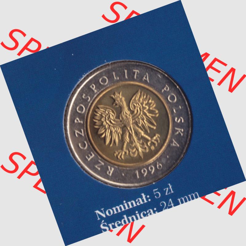 Münzen Polen KMS Umlaufmünze 1996, 5 Zloty (1) Sammlung