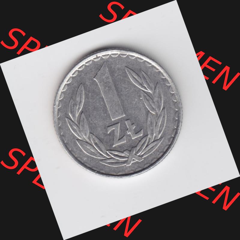 Münzen Polen Umlaufmünze 1986-1988, 1 Zloty 1987 (2) Sammlung