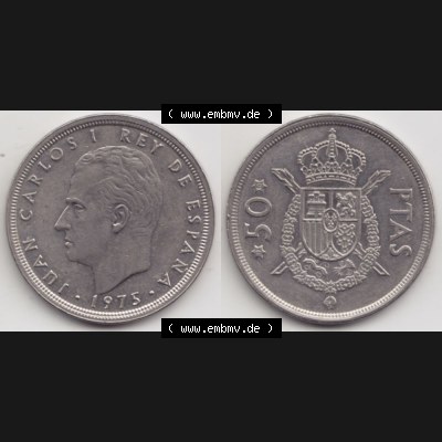 Münzen Spanien Umlaufmünze 1975-1975, 50 Peseten 1980 (3) Sammlung
