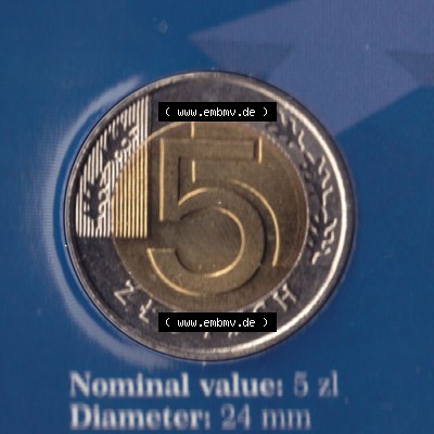 Münzen Polen KMS Umlaufmünze 1996, 5 Zloty (2) Sammlung