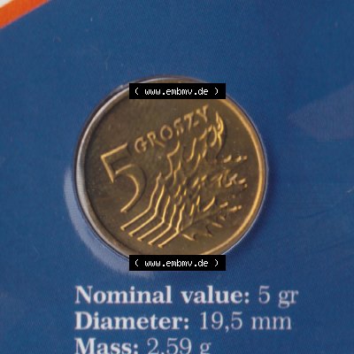 Münzen Polen KMS Umlaufmünze 2004, 5 Groszy (2) Sammlung