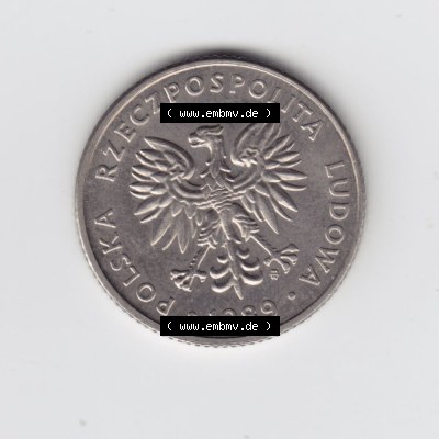 Münzen Polen Umlaufmünze 1989-1990, 20 Zlotych 1989 (1) Sammlung