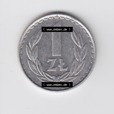 Münzen Polen Umlaufmünze 1986-1988, 1 Zloty 1987 (2) Sammlung