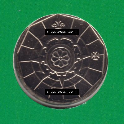 Münzen Portugal KMS Umlaufmünze 1987, 20 Escudos. Rückseite der portugiesischen Umlaufmünze aus Portugal vor der Euro-Einführung in Portugal zum katalogisieren im... Sammlung
