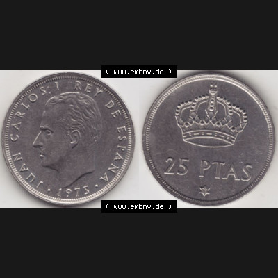 Münzen Spanien Umlaufmünze 1975-1975, 25 Peseten 1979 (3) Sammlung