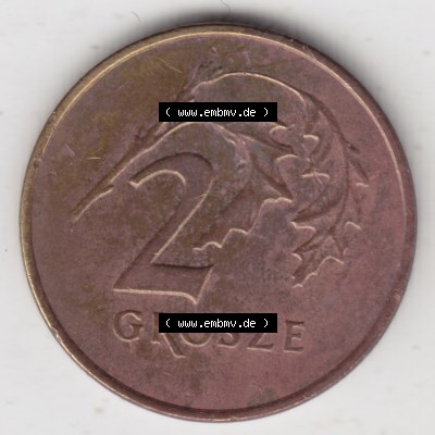 Münzen Polen Umlaufmünze 1990-2014, 2 Grosze 1992 (2) Sammlung