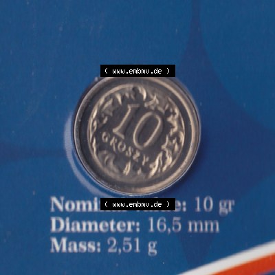 Münzen Polen KMS Umlaufmünze 2004, 10 Groszy (2) Sammlung