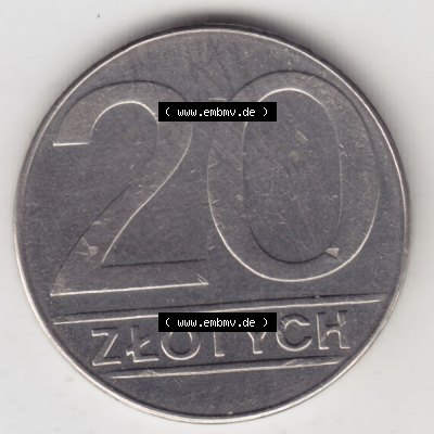 Münzen Polen Umlaufmünze 1989-1990, 20 Zlotych 1990 (2) Sammlung