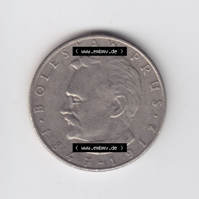 Münzen Polen Umlaufmünze 1975-1984, 10 Zlotych Boleslaw Prus 1976 (2) Sammlung