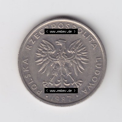 Münzen Polen Umlaufmünze 1984-1988, 20 Zlotych 1987 (1) Sammlung